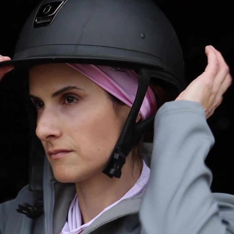 myMareCo Equestrian Headbands for Women, Under Riding Helmet Bands, Sportswear Wide Hair Wrap Suitable for Use with Bike Helmets, Yoga & Hiking - Image 4